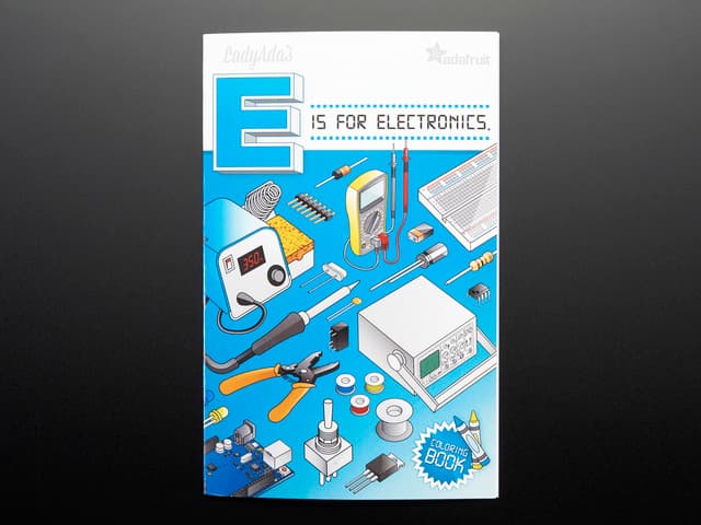 Coloring book - "Ladyada's E is for electronics"