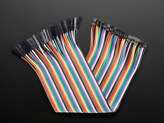 Female-Female 2.54 to 2.0mm Jumper Wires x 40