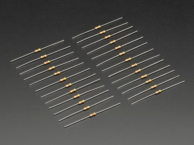 Through-Hole Resistors - 47K ohm 5% 1/4W - Pack of 25