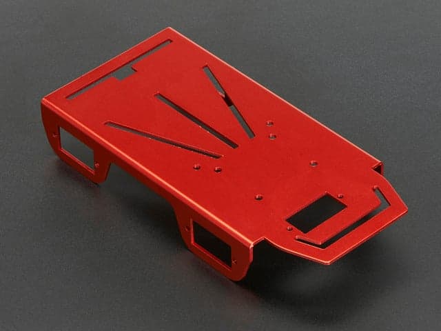 Anodized Aluminum Metal Chasis for a Mini Robot Rover