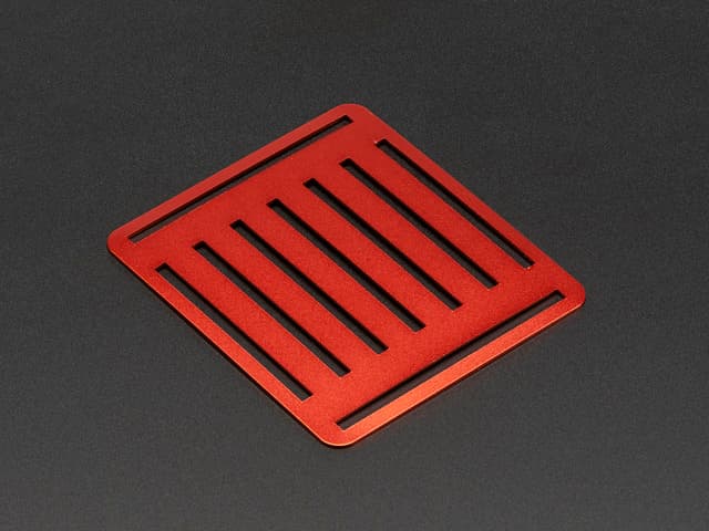 Top Metal Plate for a Mini Robot Rover Chassis