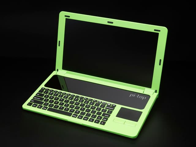 Pi-Top - GREEN - A Laptop Kit for Raspberry Pi B+ / Pi 2 / Pi 3