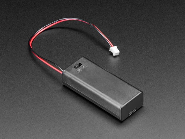 2 x AAA Battery Holder with On/Off Switch & JST PH Connector