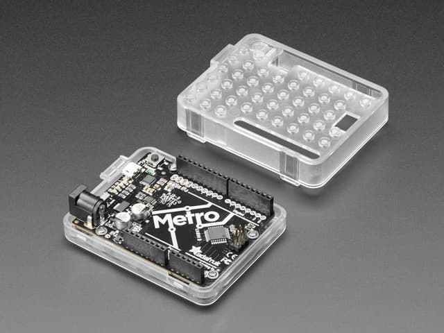 Plastic Translucent Enclosure for Metro or Arduino