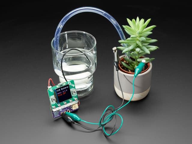 Adafruit Bonsai Buckaroo - micro:bit & CLUE Plant Care Helper