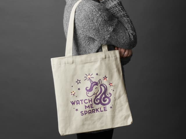 DIY "Watch Me Sparkle" Light-Up Tote Bag Kit