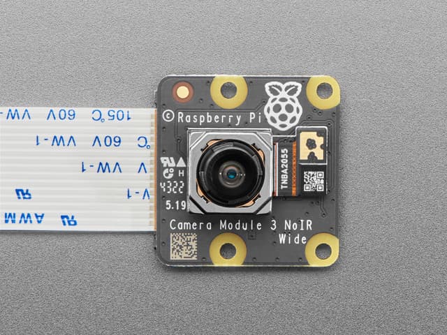 Raspberry Pi Camera Module 3 Wide NoIR - 12MP 120 Degree