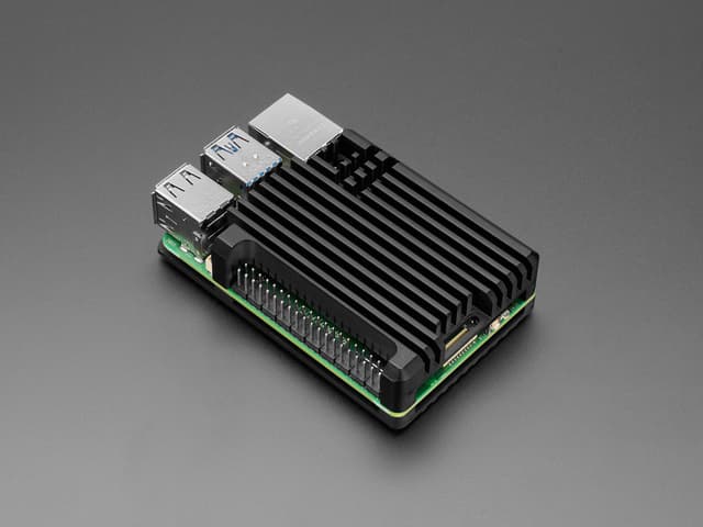 Aluminum Metal Heatsink Raspberry Pi 5 Case
