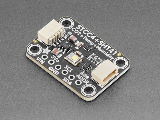 Adafruit STCC4 and SHT41 - CO2, Temperature & Humidity Sensor