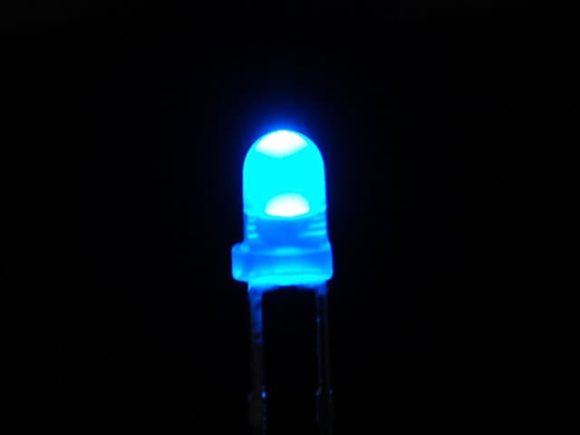 Diffused Blue 3mm LED (25 pack)
