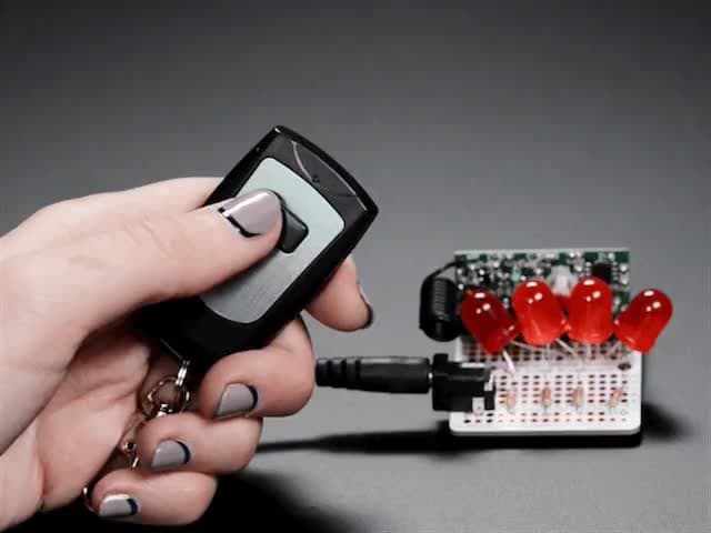 Keyfob Single Button RF Remote Control - 315MHz