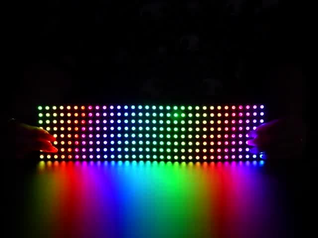 Flexible Adafruit DotStar Matrix 8x32 - 256 RGB LED Pixels