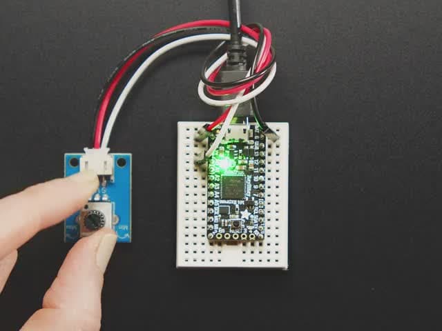 STEMMA Wired Potentiometer Breakout Board - 10K ohm Linear