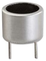 MULTICOMP PRO - MCUSD16A40S12RO - Capteur ultrasonique, Transceiver, Diamètre 16 mm, 40 kHz, -74dB, Aluminium, Argent, -30 °C à 85°C