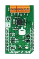 MIKROELEKTRONIKA - MIKROE-2624 - Carte Add-On, Carte Click Stepper 5, Driver de moteur pas à pas, TM2208, MikroBUS