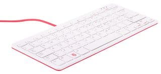 RASPBERRY-PI - RPI-KEYB (IT)-RED/WHITE - Accessoire pour kit de développement, Clavier officiel Raspberry Pi, Rouge et blanc, Italien Filaire