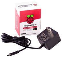 RASPBERRY-PI - SC0218 - Accessoire Raspberry Pi, Alim. Officielle Raspberry Pi 4 Modèle B, USB-C, 5.1V, 3A, Fiche US, Noir