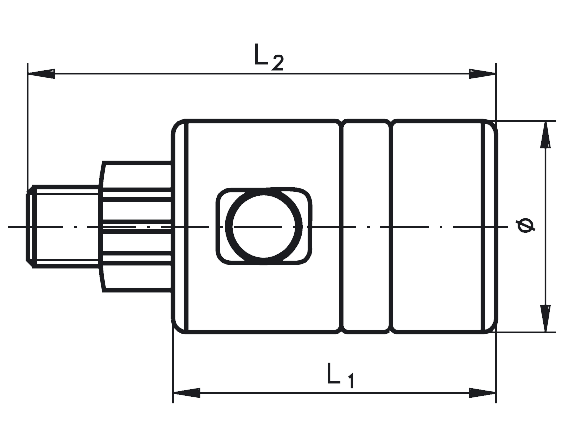 Standard snap-on connectors with external thread G 3/8
