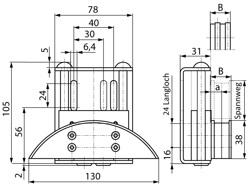 Chain tensioner SPANN-BOY® TS 10 B-1