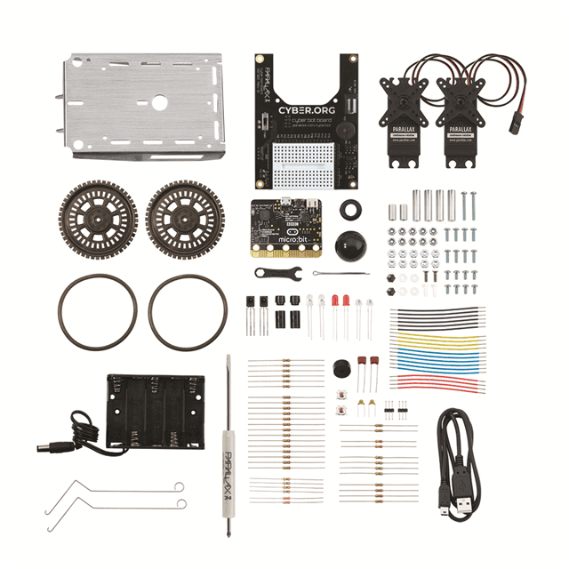 Parallax Inc. 32700 — CYBER:BOT ROBOT KIT W_MICRO:BIT