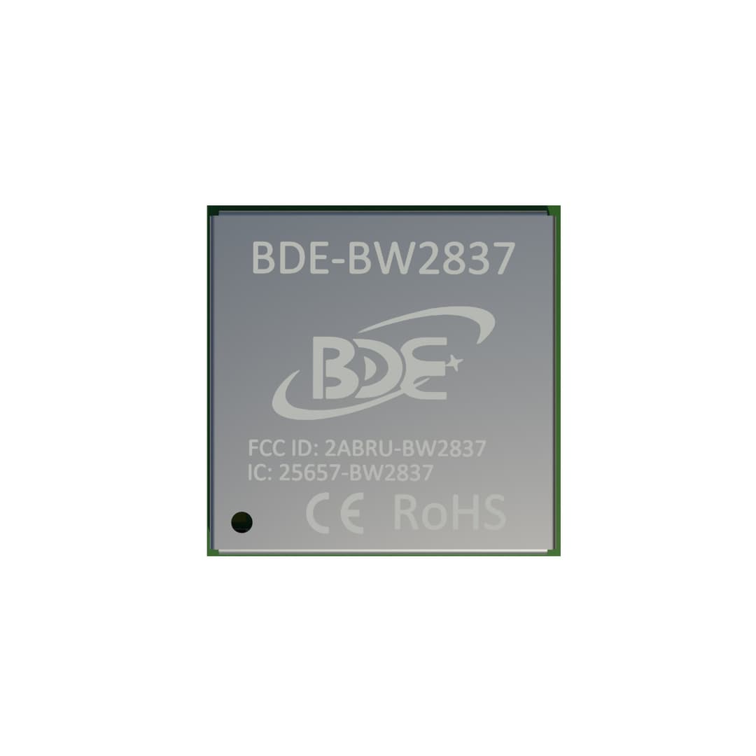 BDE Technology BDE-BW2837 — Bluetooth/BLE, WiFi 2.4GHz, 5GHz