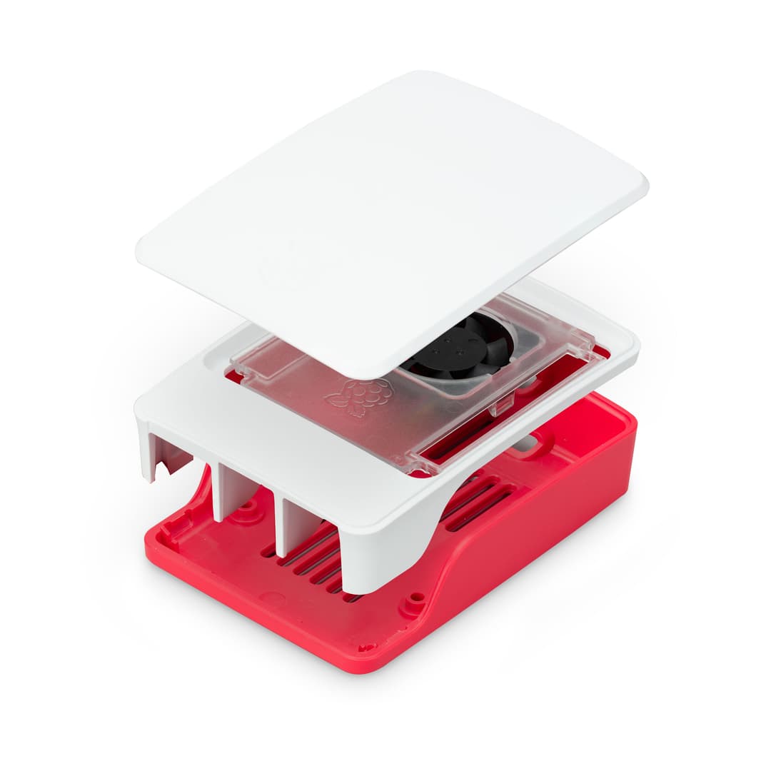 Raspberry Pi SC1159 — RASPBERRY PI 5 CASE RED/WHITE