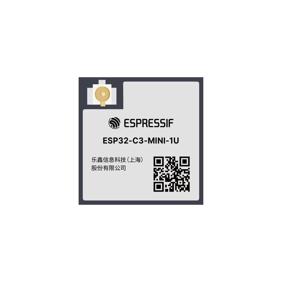 Espressif Systems ESP32-C3-MINI-1U-N4X — SMD MODULE, ESP32-C3FH4X,  CHIP