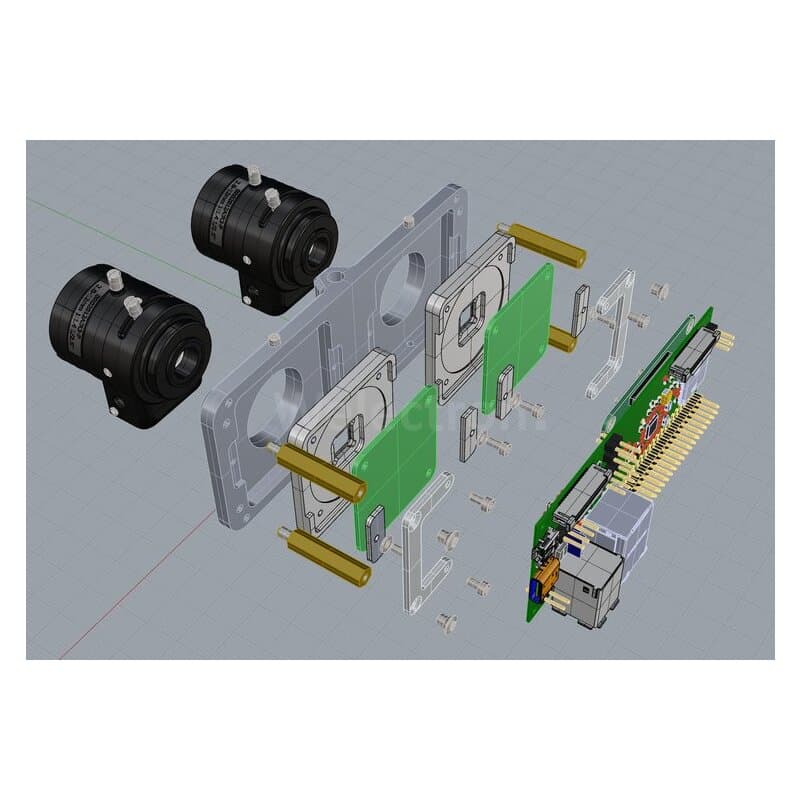 HighPi StereoPi HQ Metal Housing