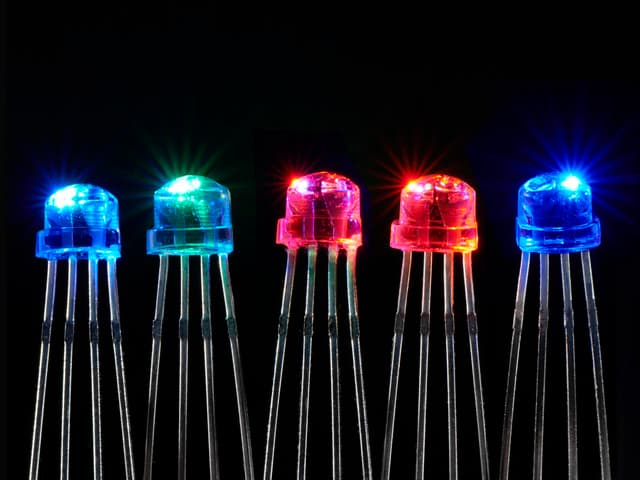 NeoPixel Clear 5mm Through-Hole LED - 5 Pack