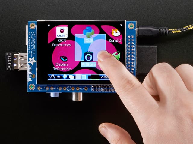 PiTFT 2.8" TFT 320x240 + Capacitive Touchscreen for Raspberry Pi