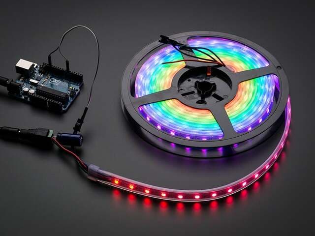 Adafruit NeoPixel Digital RGB LED Strip - White 60 LED 1m
