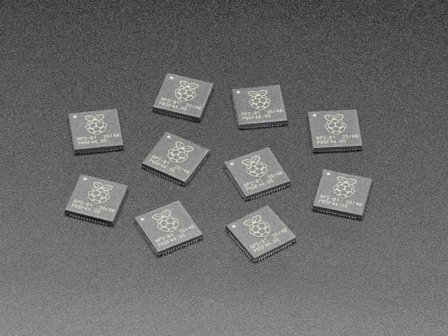 Raspberry Pi RP2040 Microcontroller - Surface Mount Chips