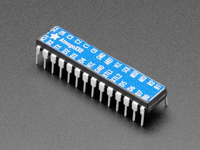 Adafruit AVR ATmegaXX8 Pinout Sticker - 10 pcs