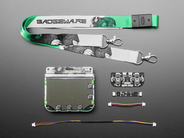 Pimoroni Badgeware Blinky – Badge + STEM Kit