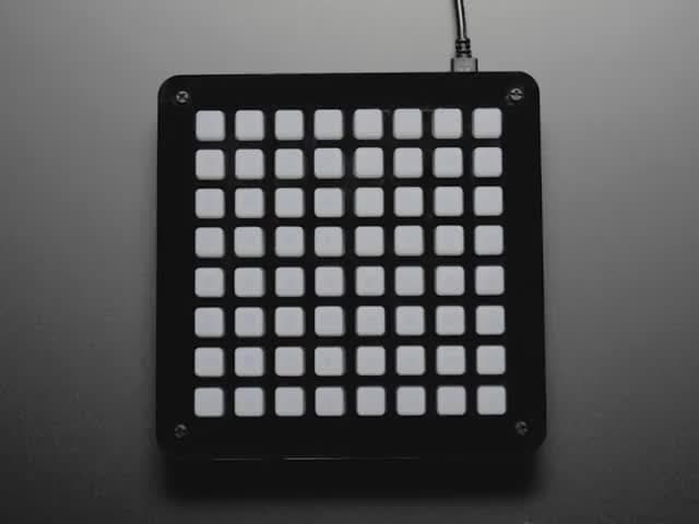 Adafruit 8x8 NeoTrellis Feather M4 Kit Pack