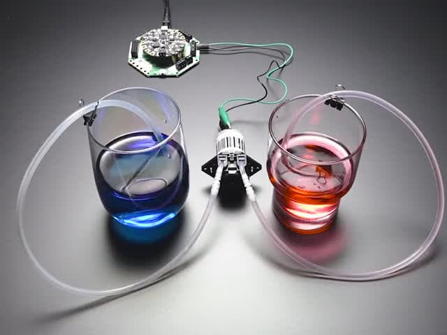 Peristaltic Liquid Pump with Silicone Tubing - 5V to 6V DC Power