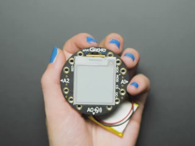 Circuit Playground 152x152 Tri-Color E-Ink Gizmo