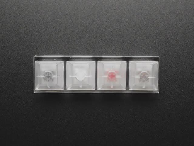 Kailh Mechanical Four Key Tester: White Black Red Brown Switches