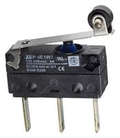TELEMECANIQUE SENSORS - XEP4E1W7A454 - Commutateur fin de course, Levier à galet, SPDT, 7.5 A, 250 V, 6.67 N, OsiSense XC Series