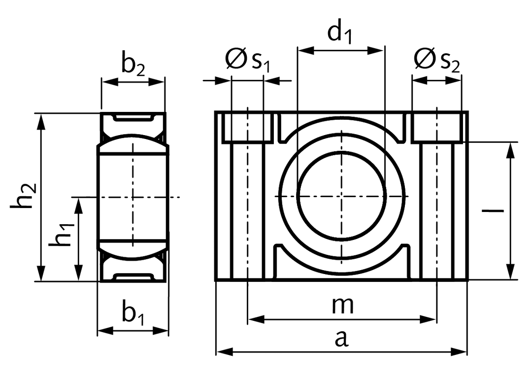 Pillow block bearing igus igubal ESTM-08 bore 8mm