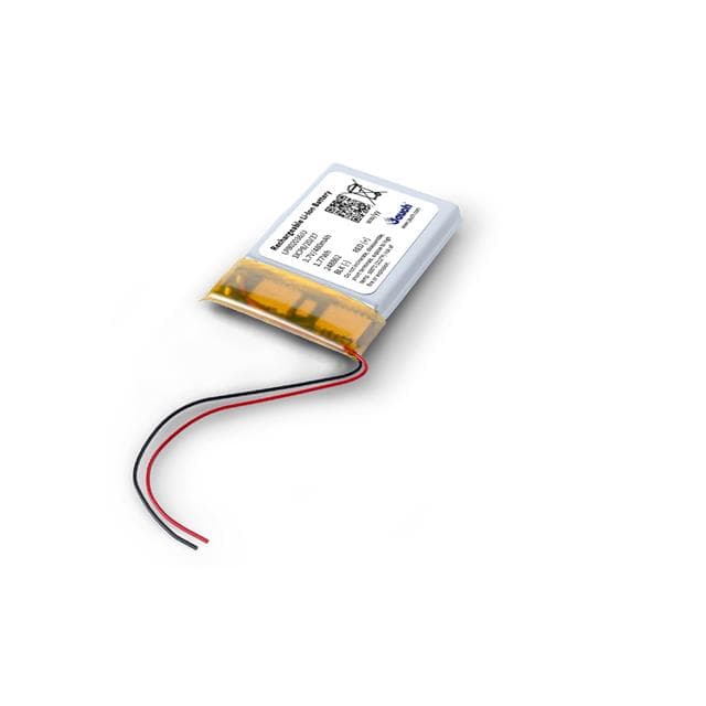 Jauch Quartz LP802036JU +PCM+2IC+2 WIRES 50MM — BATTERY LI-PO 3.7V 500MAH