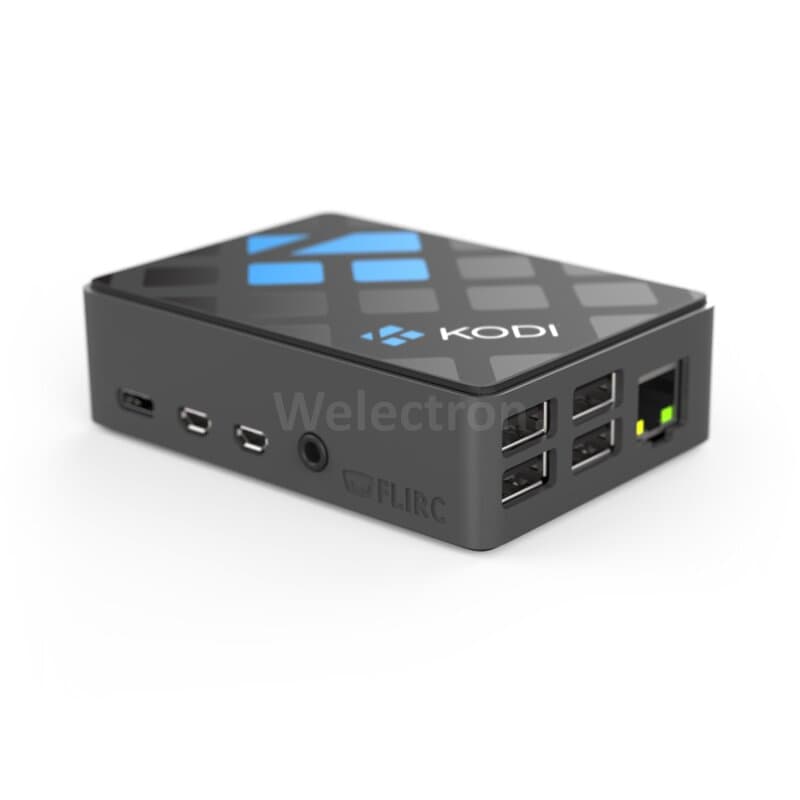 Flirc Raspberry Pi 4 Case KODI Edition