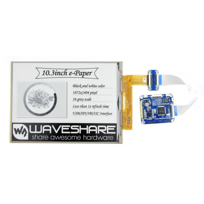 Waveshare 16712 10.3inch e-Paper HAT (D)