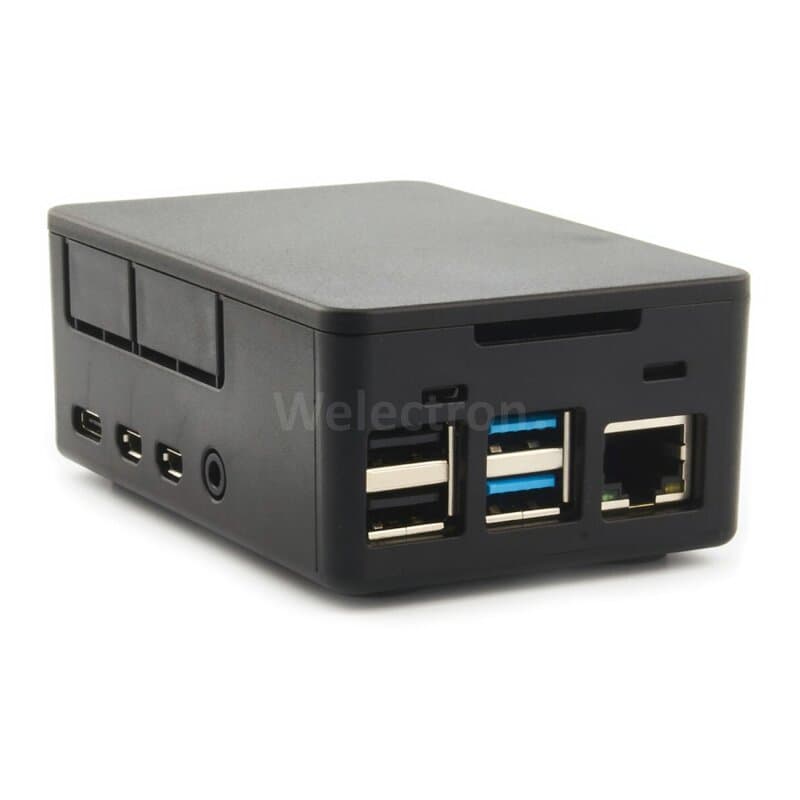 HighPi Raspberry Pi 4 Gehäuse schwarz