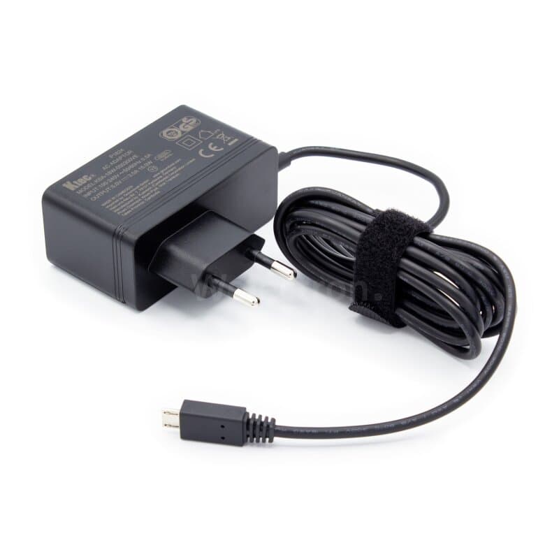 Groundvolt Steckernetzteil 5,1V/3A micro-USB (EU fixed)