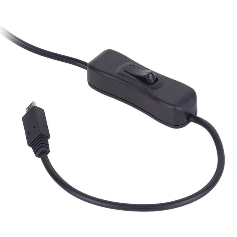 Groundvolt Steckernetzteil 5,1V/3A micro-USB mit Schalter (EU fixed)