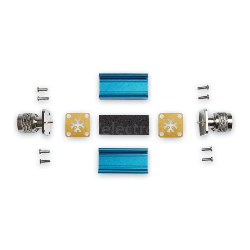 TekBox TBRFH1-50-BNCM-BNCF-3-0 HF-Gehäuse 50mm BNC-Male zu BNC-Female
