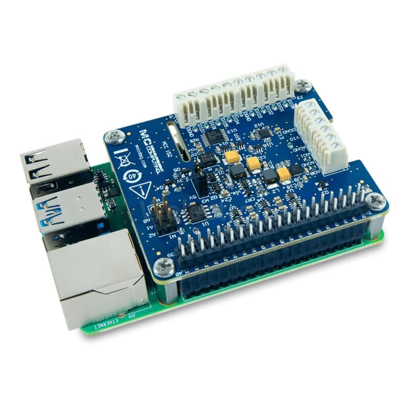 Digilent MCC 152 IO DAQ HAT für Raspberry Pi (2 CH Analog Out, 8 Digital IO)