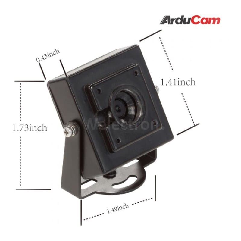 Arducam B029001 16MP Autofocus USB Camera with Mini Metal Case