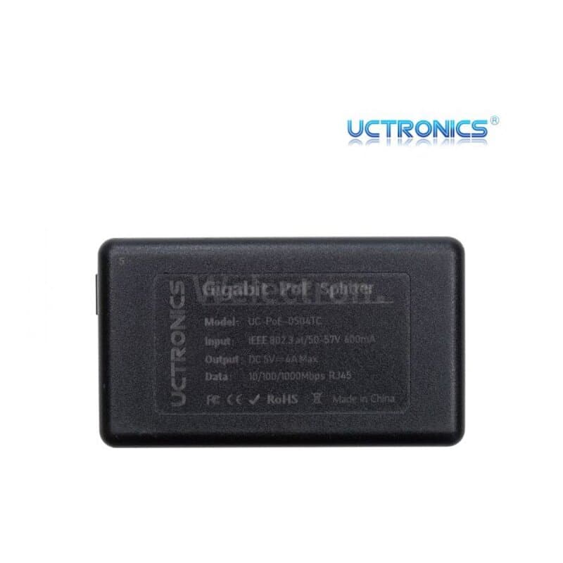 UCTRONICS U5259 IEEE 802.3at Gigabit PoE Splitter with Type-C Adapter Cable